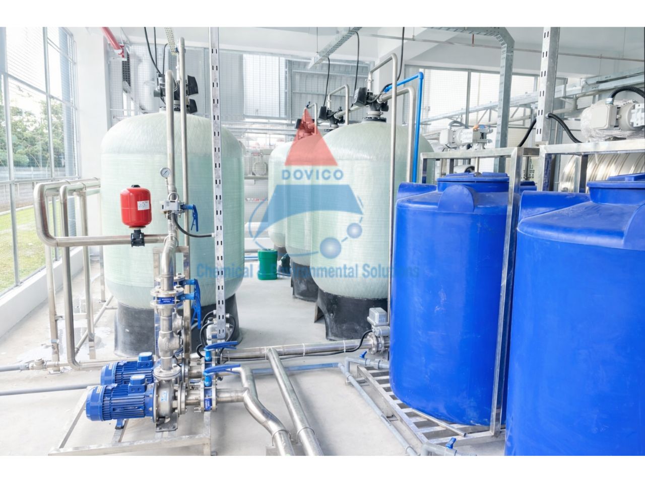 Hệ thống lọc nước RO công nghiệp cho nhà máy sản xuất thực phẩm đạt tiêu chuẩn chất lượng