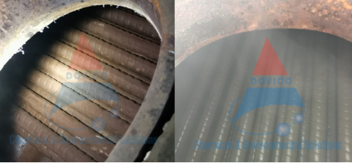 Sản phẩm Dovitreat 1020 chuyên dùng cho tẩy cáu cặn lò hơi và đường ống