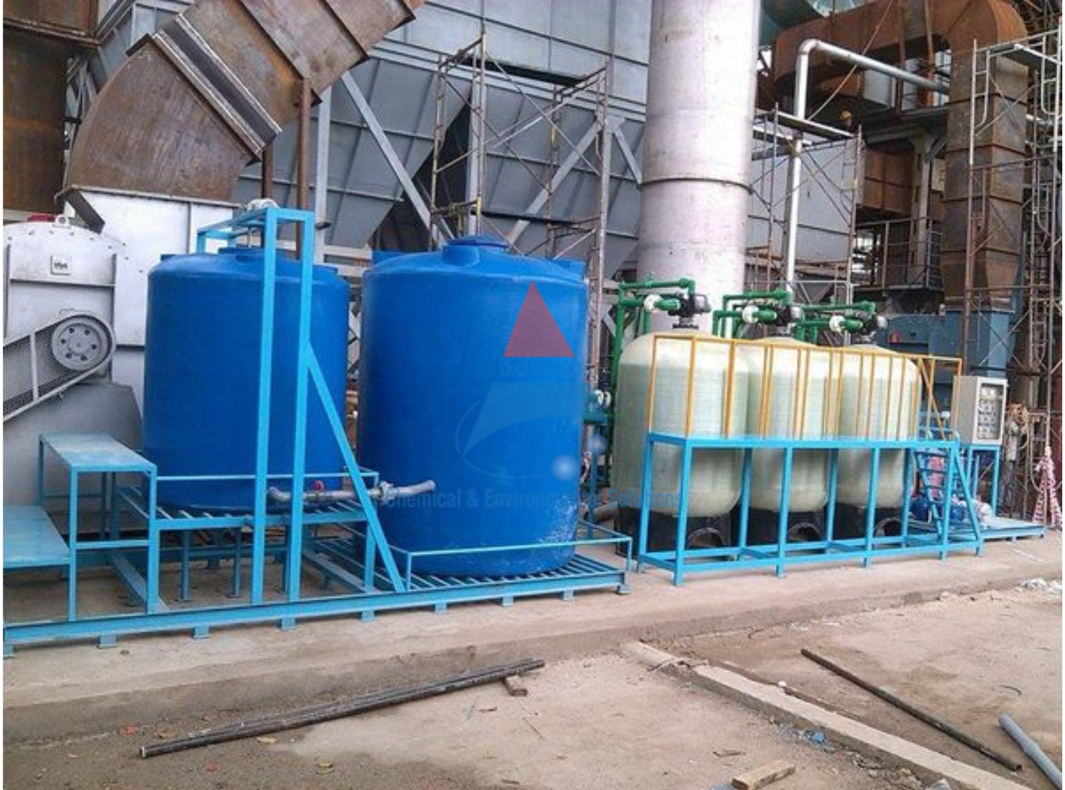 Hệ thống làm mềm nước lò hơi công suất 30 T/h do Đông Vinh lắp đặt tại Bà Rịa Vũng Tàu
