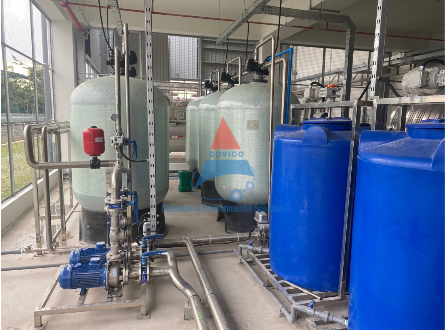 Hệ thống tiền xử lý nước trước RO cho nhà máy thực phẩm