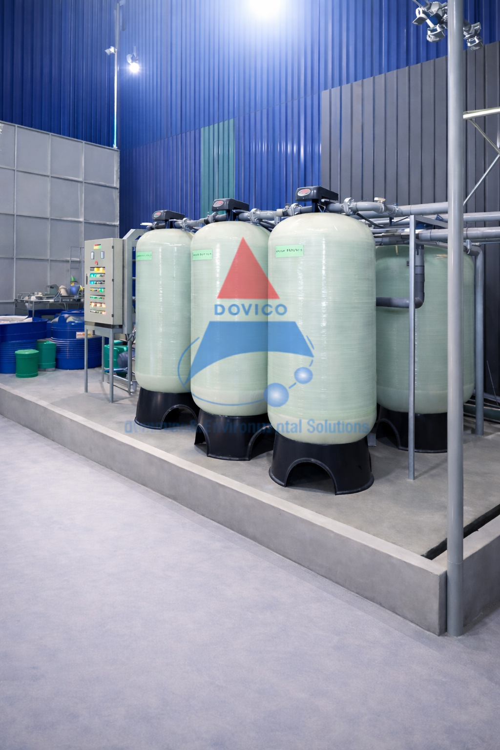 Hệ thống xử lý nước sông cấp cho lò hơi